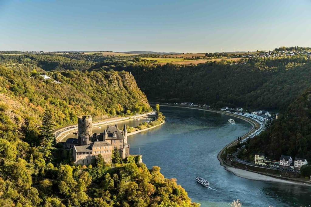 #1 Studioapartment Mit Loreleyblick Direkt An Der Schoensten Etappe Des Rheinsteigs Patersberg Eksteriør billede