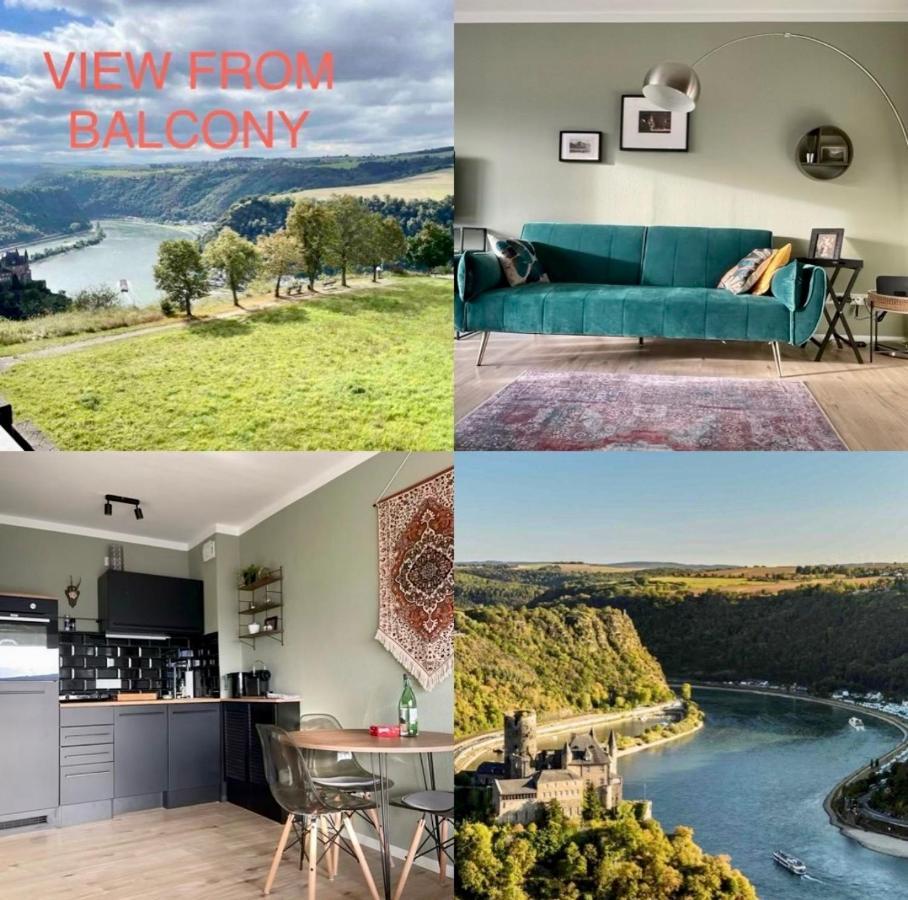 #1 Studioapartment Mit Loreleyblick Direkt An Der Schoensten Etappe Des Rheinsteigs Patersberg Eksteriør billede